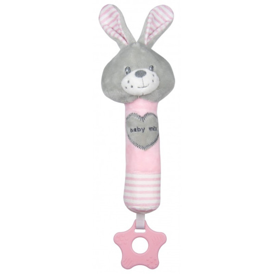 Плюшевая игрушка для руки Baby Mix STK-19392R Кролик STK-19392 PR, pink, розовый