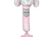 Плюшевая игрушка для руки Baby Mix STK-19392D Собачка STK-19392 PD, pink, розовый