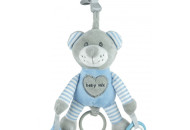 Плюшевая подвеска с вибро Baby Mix STK-19445B Мишка STK-19445 BB, blue, голубой