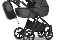Коляска 2 в 1 Verdi Makan black 02, grey, сірий