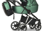 Коляска 2 в 1 Verdi Makan Elektro 04, metalik green, зелений