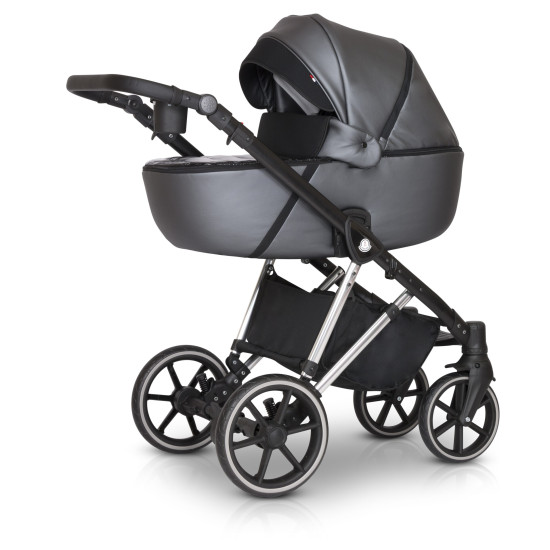 Коляска 2 в 1 Verdi Makan Elektro 06, metalik antracyt, графіт