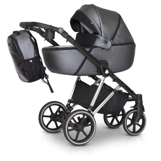 Коляска 2 в 1 Verdi Makan Elektro 06, metalik antracyt, графіт