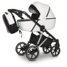 Коляска 2 в 1 Verdi Makan Elektro 08, metalik white, білий