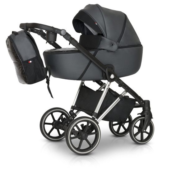 Коляска 2 в 1 Verdi Makan Elektro 09, grey, сірий