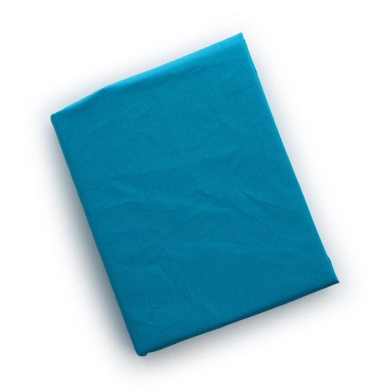 Fitted sheet for children's mattress Twins 120x60 calico turquoise