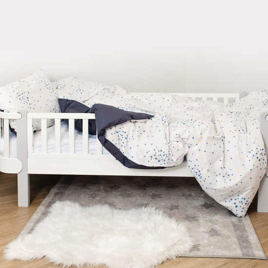 Постіль 4 ел Twins Star полуторна 1155-TPS-010, grey, сірий