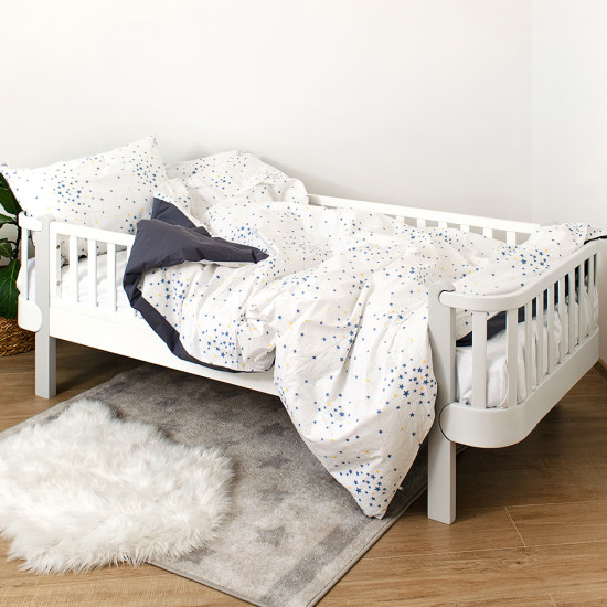 Постіль 4 ел Twins Star полуторна 1155-TPS-010, grey, сірий