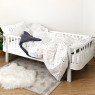 Постіль 4 ел Twins Star полуторна 1155-TPS-010, grey, сірий