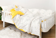 Постіль 4 ел Twins Star полуторна 1155-TPS-05, yellow, жовтий