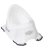 Горшок Tega RL-001 Royal без музыки RL-001-103-C, white / black, белый