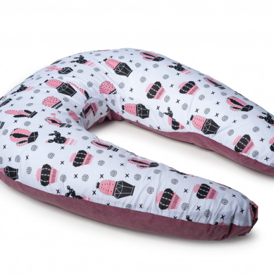 Pregnancy pillow Twins Velvet purpur