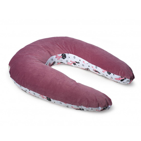 Pregnancy pillow Twins Velvet purpur