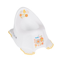 Горшок Tega PO-050 Фольк музыкальный PO-050-103, white, белый