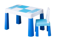 Комплект стіл та стілець Tega MF-001 Multifun 1+1 blue, голубий