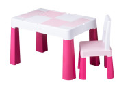 Комплект стол и стул Tega MF-001 Multifun 1 + 1 pink, розовый