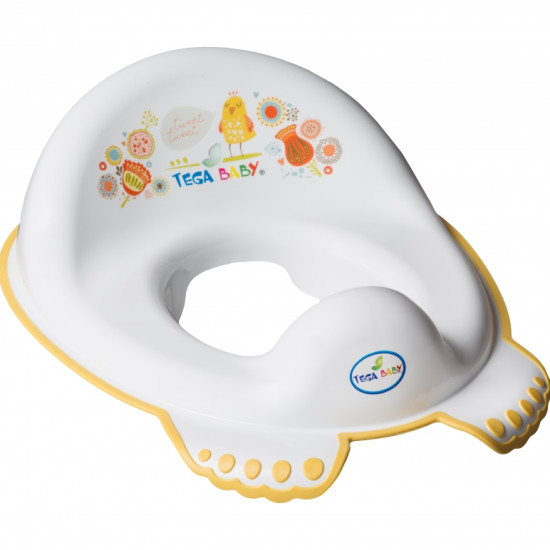 Накладка на унитаз Tega FL-002 Фольк лапки FL-002-103, white, белый