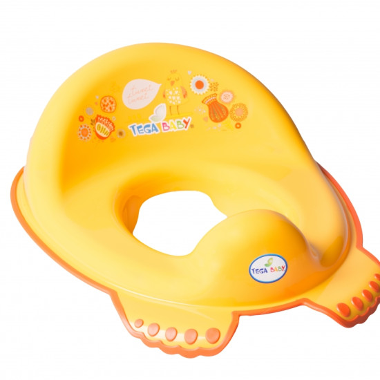 Накладка на унитаз Tega FL-002 Фольк лапки FL-002-113, yellow, желтый
