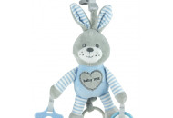 Плюшевая подвеска с вибро Baby Mix STK-19445R Кролик STK-19445 BR, blue, голубой