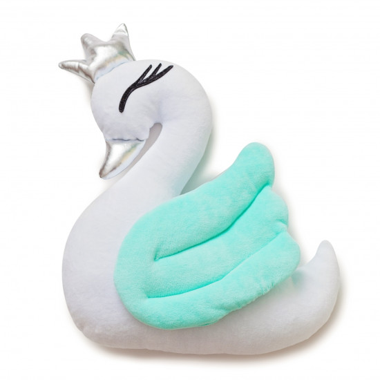 Bumper - pillow Twins Swan mint