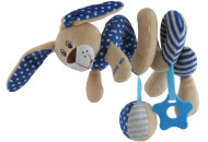 Плюшевая спираль Baby Mix STK-17507 Кролик STK-17507B, blue, голубой