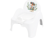 Горшок кресло Tega DZ-007 Дикий запад DZ-007-103 Fox, white / green, белый / зеленый