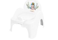 Горшок кресло Tega DZ-007 Дикий запад DZ-007-103 Unicorn, white / pink, белый / розовый