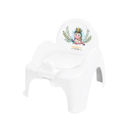 Горшок кресло Tega DZ-007 Дикий запад DZ-007-103 Unicorn, white / pink, белый / розовый