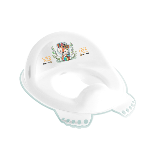 Накладка на унитаз Tega DZ-002 Дикий запад DZ-002-103 Fox, white / green, белый / зеленый