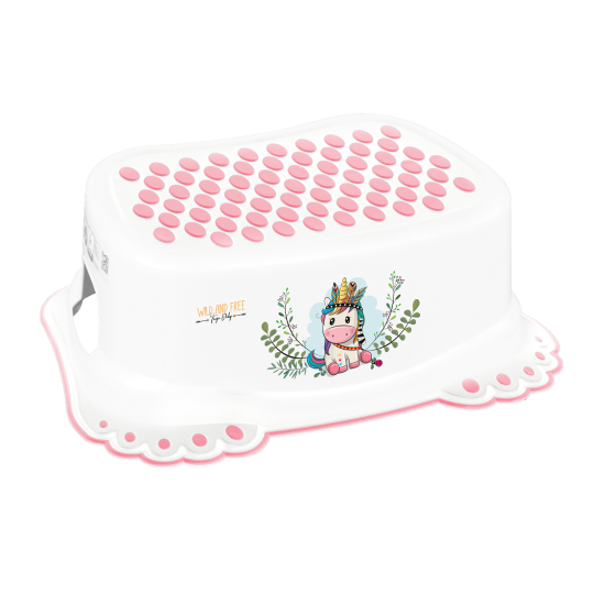 Подножка Tega DZ-006 Дикий запад DZ-006-103 Unicorn, white / pink, белый / розовый