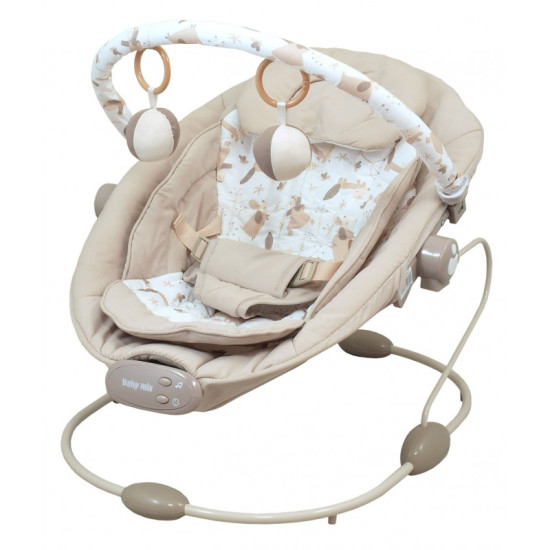 Лежак Baby Mix BR245 BR245-2GREY, grey, серый
