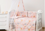 Bed a set 8 email Twins Premium Glamor 4029-TGS-15 Clouds Peach, peach