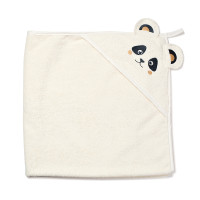 Children's towel Twins Panda 100x100 beige