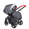 Коляска 2 в 1 Coletto Florino New черная рама 02 серый