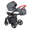 Коляска 2 в 1 Coletto Florino New черная рама 02 серый