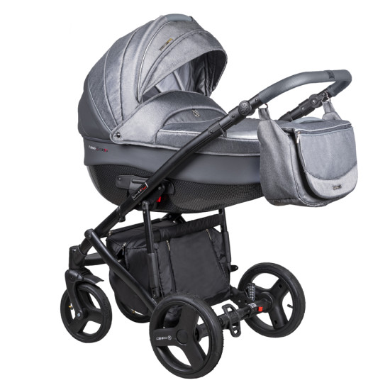 Коляска 2 в 1 Coletto Florino New черная рама 04 графит