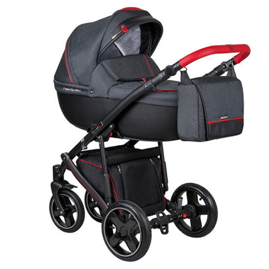 Коляска 2 в 1 Coletto Modena 08 черный
