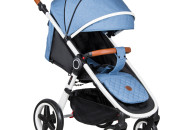 Коляска Coletto Joggy white indigo, голубой