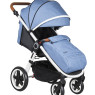 Коляска Coletto Joggy white indigo, голубой