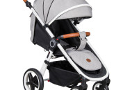 Коляска Coletto Joggy white silver, серый