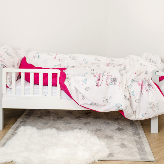 Постіль 4 ел Twins Paris полуторна 1155-TPP-08, pink, рожевий