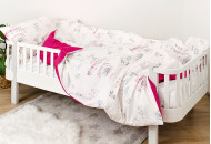 Постіль 4 ел Twins Paris полуторна 1155-TPP-08, pink, рожевий