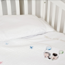 Сменная постель 3 эл Twins Dolce Summer day с вышивкой 3062-TD-100-01, white, белый