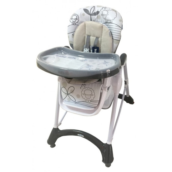 Стілець Baby Mix YQ-198 YQ-198 grey, grey, сірий