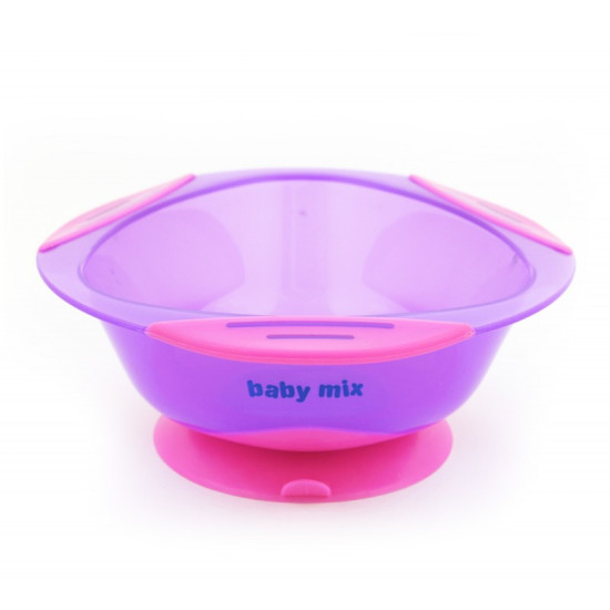 Тарелка на присоске Baby Mix RA-D2-1100 RA-D2-1100 V, violet, фиолетовый