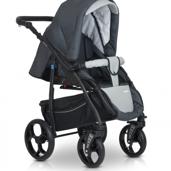 Коляска 3 в 1 Verdi Max Plus 03, сірий