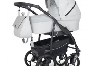 Коляска 3 в 1 Verdi Max Plus 04, білий/сірий