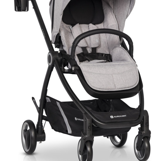 Коляска 2 в 1 Euro-Cart Crox Pearl, серый