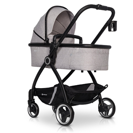 Коляска 2 в 1 Euro-Cart Crox Pearl, серый
