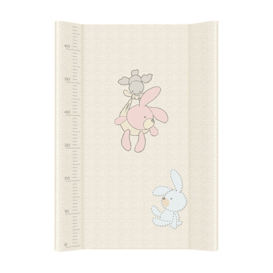 Повивальна дошка Cebababy 50x80 Basic line W-210-068-260, Кролики сірі, сірий